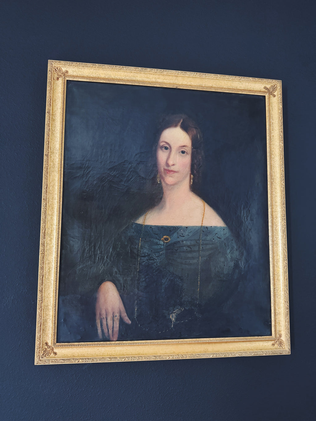 19th-Century Portrait of Mrs. James Ludlow — Former de Young Museum Collection