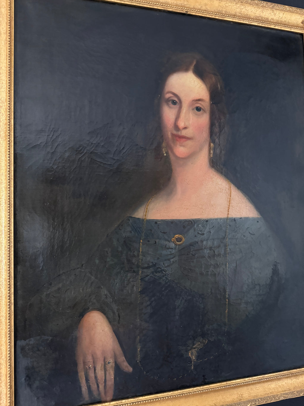 19th-Century Portrait of Mrs. James Ludlow — Former de Young Museum Collection