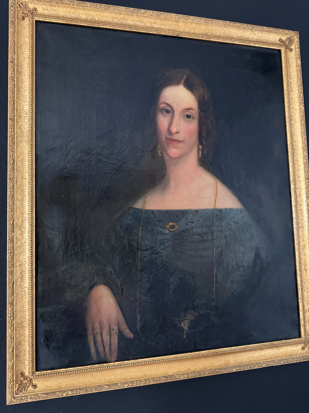 19th-Century Portrait of Mrs. James Ludlow — Former de Young Museum Collection