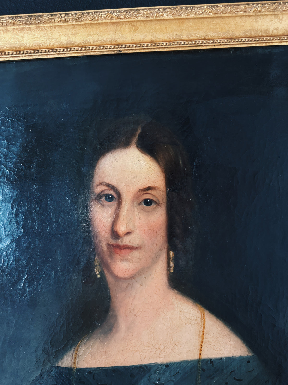 19th-Century Portrait of Mrs. James Ludlow — Former de Young Museum Collection