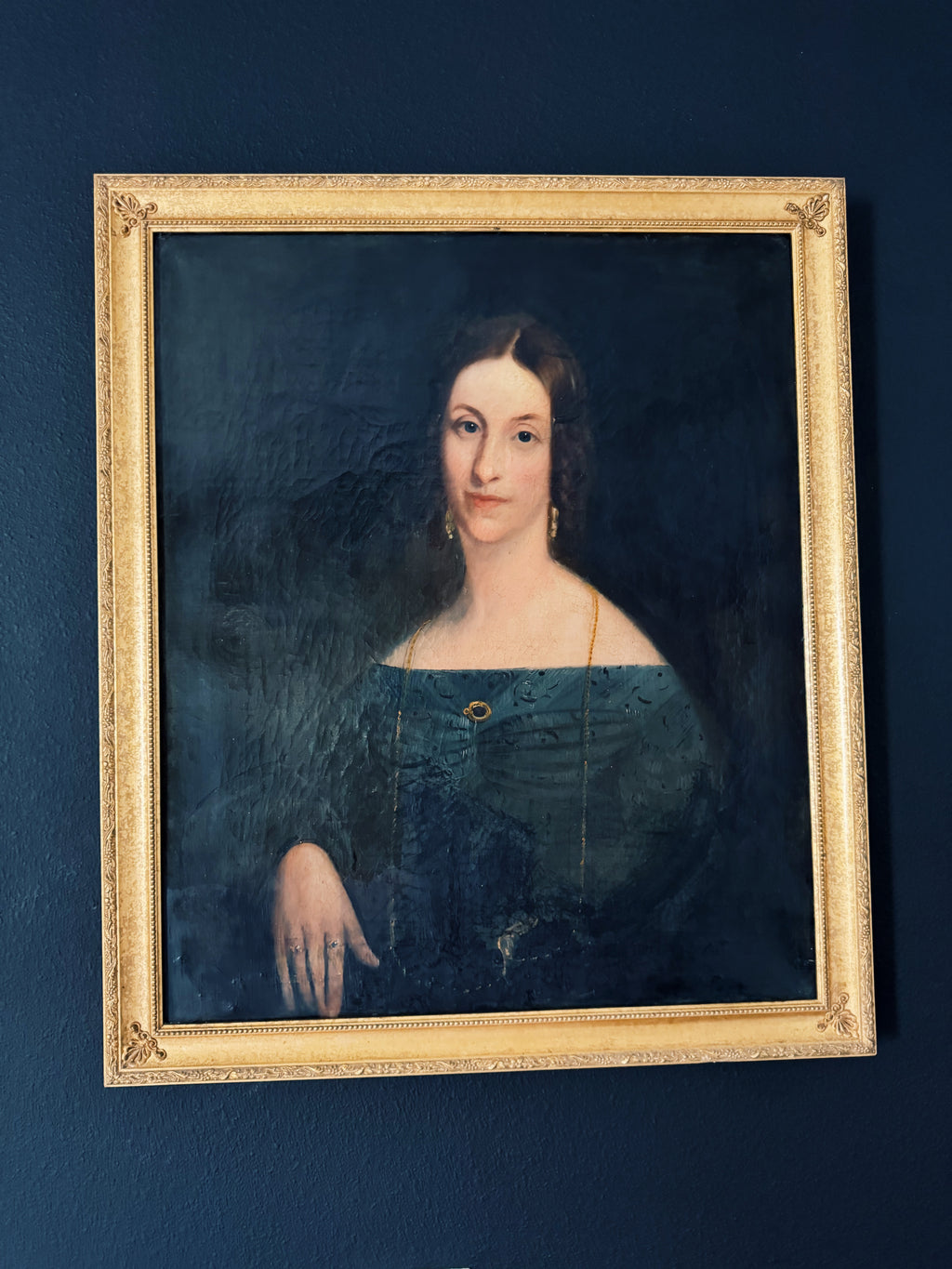 19th-Century Portrait of Mrs. James Ludlow — Former de Young Museum Collection